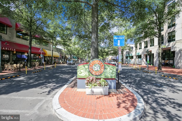 3101 N Hampton Dr Unit 314, Alexandria, VA 22302 - view of asphalt street with curbs, sidewalks, and street lights