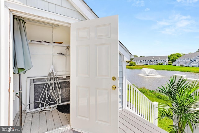 9729 Village Ln Unit 9715C, Ocean City, MD 21842 - entrance to property featuring a water view