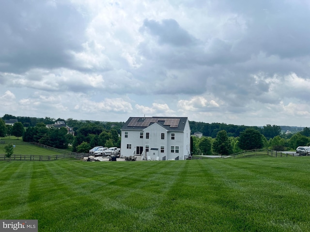 904 Open Field Ct, Westminster, MD 21157 - view of property exterior with solar panels and a rural view