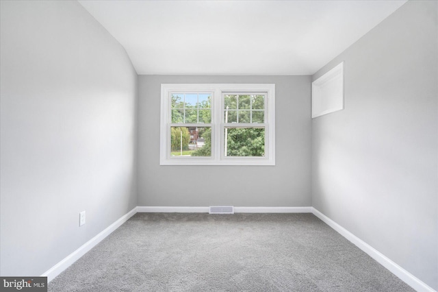 3910 The Alameda, Baltimore, MD 21218 - carpeted spare room with baseboards and vaulted ceiling