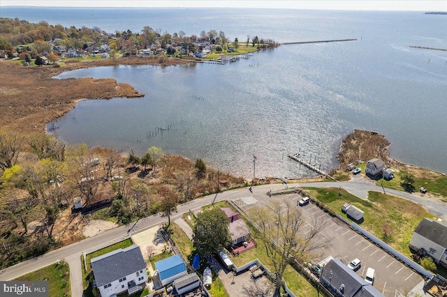 6156 Drum Point Rd, Deale, MD 20751 - drone / aerial view of a large body of water