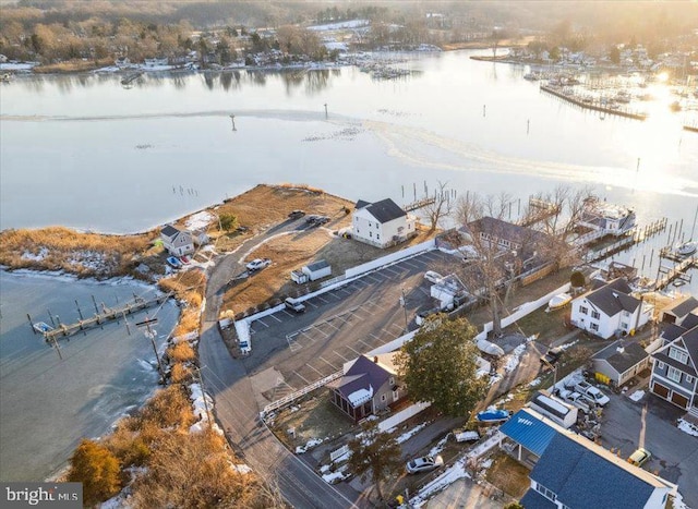 6156 Drum Point Rd, Deale, MD 20751 - drone / aerial view of a large body of water