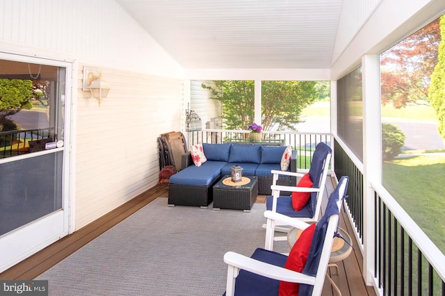312 Farm Ln, North Wales, PA 19454 - balcony with outdoor lounge area