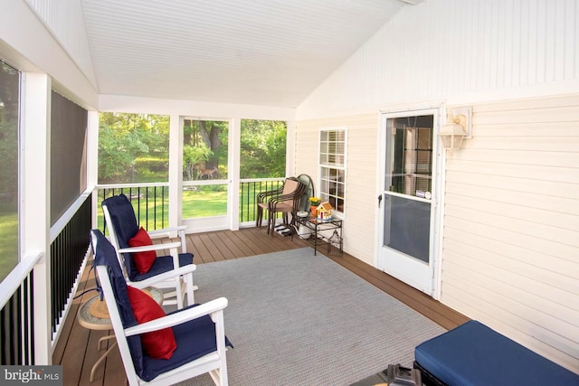 312 Farm Ln, North Wales, PA 19454 - sunroom / solarium with lofted ceiling