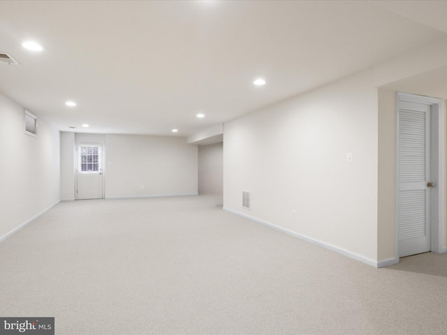 3903 Beeker Mill Pl, Chantilly, VA 20151 - below grade area featuring recessed lighting and light colored carpet