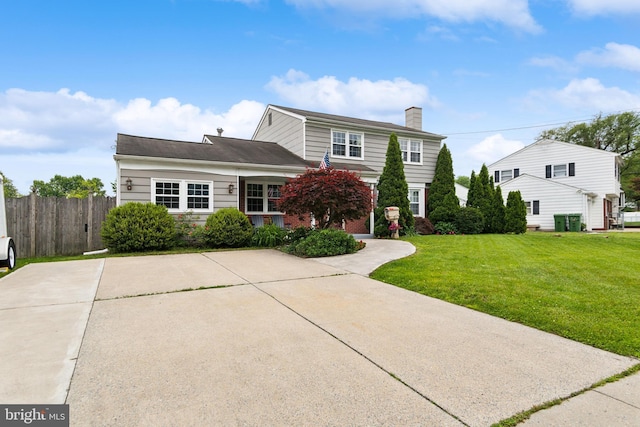 52 Marlborough Ave, Marlton, NJ 08053 - traditional-style house featuring a chimney