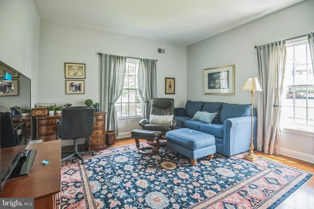 1 Hedge Row Rd, Princeton, NJ 08540 - office with wood finished floors and baseboards