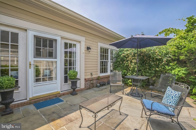 1 Hedge Row Rd, Princeton, NJ 08540 - view of patio