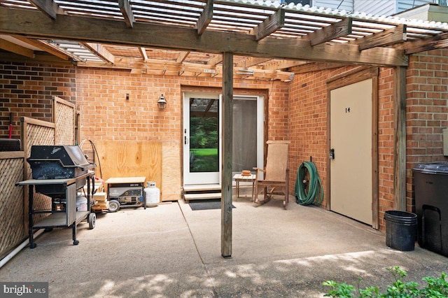 14 Providence Ave, Doylestown, PA 18901 - view of patio / terrace with a pergola