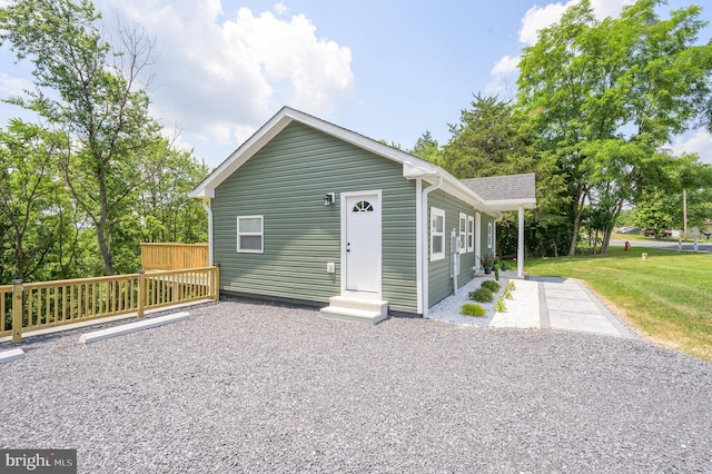 2968 Sulphur Springs Rd, Inwood, WV 25428 - view of front of house featuring a front yard
