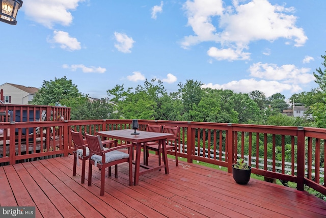 12307 Sandy Point Ct, Silver Spring, MD 20904 - deck with outdoor dining space