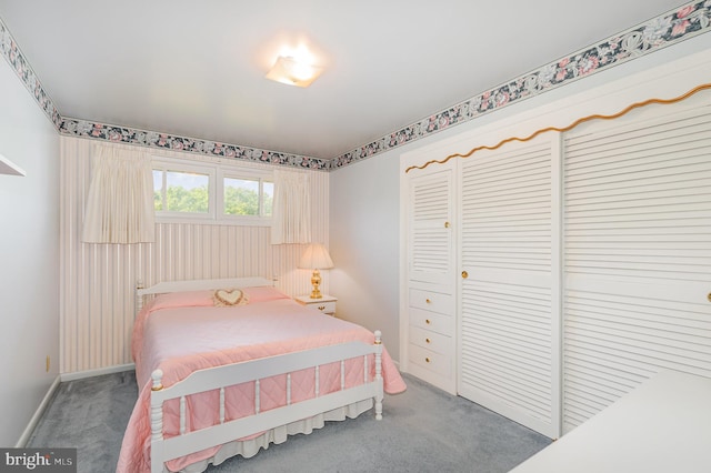 1513 Chapel Hill Dr, Baltimore, MD 21237 - bedroom with carpet, baseboards, and a closet