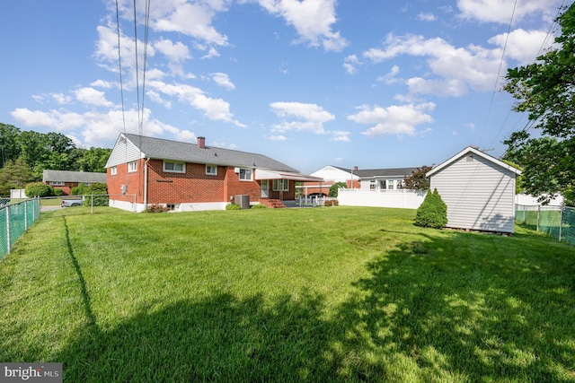 1513 Chapel Hill Dr, Baltimore, MD 21237 - view of yard with cooling unit