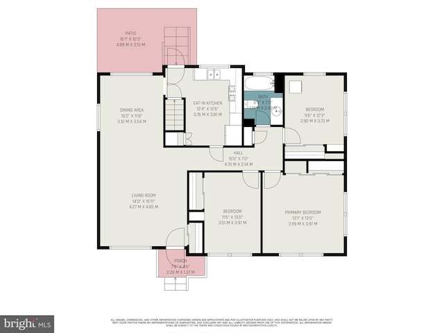 1513 Chapel Hill Dr, Baltimore, MD 21237 - floor plan / room layout