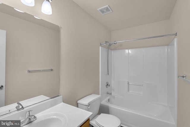 11476 Leland Pl, Waldorf, MD 20601 - bathroom featuring vanity, toilet, and bathing tub / shower combination