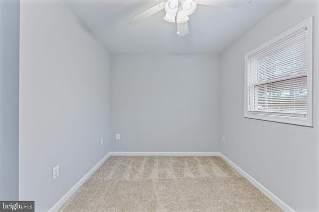 417 Overlook Dr, Front Royal, VA 22630 - spare room with a ceiling fan, carpet floors, and baseboards