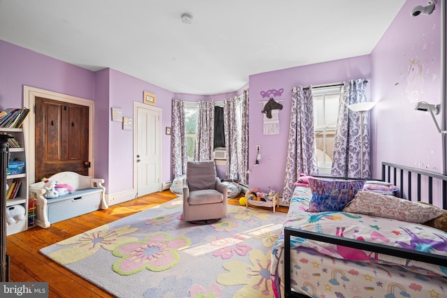 19 W Ave, Woodstown, NJ 08098 - bedroom featuring hardwood / wood-style floors and baseboards