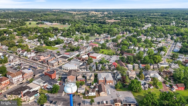 19 W Ave, Woodstown, NJ 08098 - aerial view of property and surrounding area with nearby suburban area