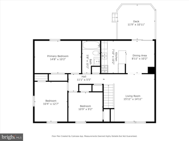 4807 Kempair Ct, Woodbridge, VA 22193 - home floor plan