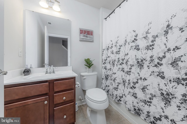 7 Schooner, Carneys Point, NJ 08069 - full bath featuring vanity, tile patterned flooring, and a shower with curtain