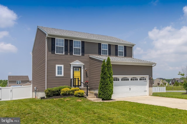 7 Schooner, Carneys Point, NJ 08069 - view of front of house featuring concrete driveway and a garage