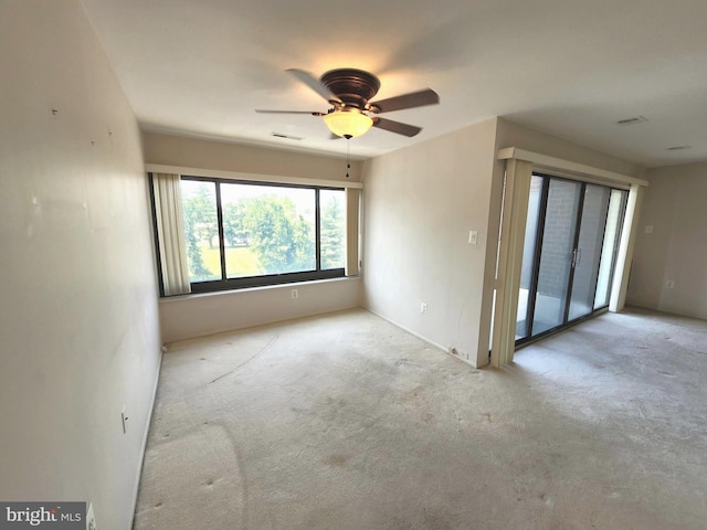 5100 Convent Ln Unit 412, Philadelphia, PA 19114 - spare room with carpet floors and ceiling fan