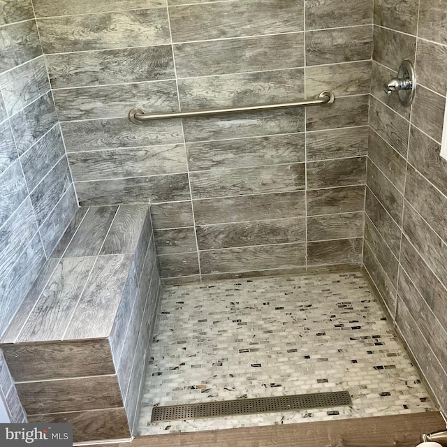 647 Elm St, Aberdeen, MD 21001 - full bath with tiled shower