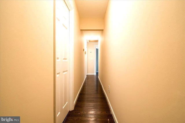 113 Wilgate Rd, Owings Mills, MD 21117 - corridor featuring dark wood-style floors and baseboards