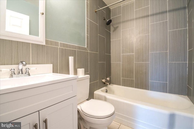 113 Wilgate Rd, Owings Mills, MD 21117 - full bath with tub / shower combination, toilet, and vanity