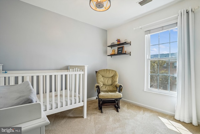 7484 Gadsby Sq, Alexandria, VA 22315 - bedroom featuring carpet, baseboards, and a crib