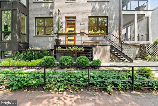1401 S Carolina Ave SE Unit 1, Washington, DC 20003 - property entrance with brick siding