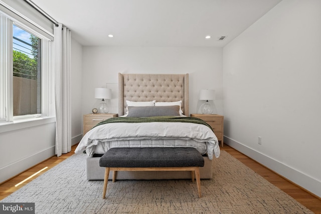 1401 S Carolina Ave SE Unit 1, Washington, DC 20003 - bedroom with wood finished floors and recessed lighting