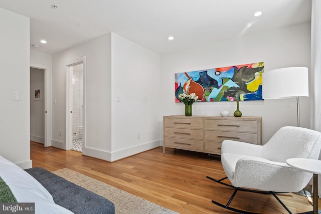 1401 S Carolina Ave SE Unit 1, Washington, DC 20003 - living area with light wood-type flooring and recessed lighting