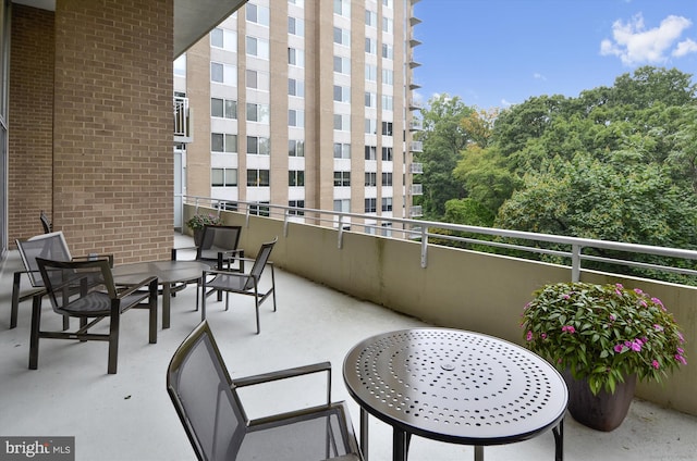 3001 Veazey Ter NW Unit 1632, Washington, DC 20008 - view of balcony
