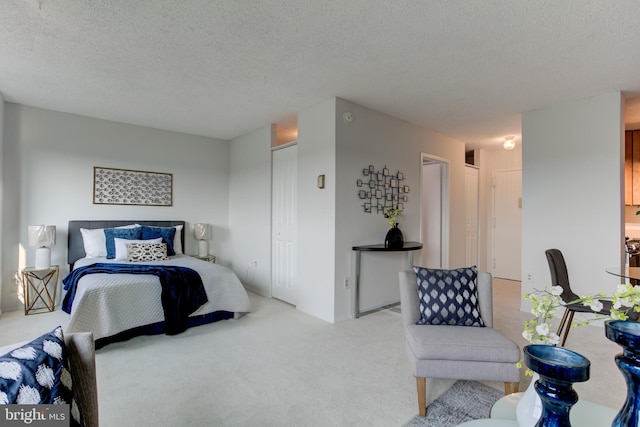 1225 Martha Custis Dr Unit 904, Alexandria, VA 22302 - bedroom with carpet floors and a textured ceiling