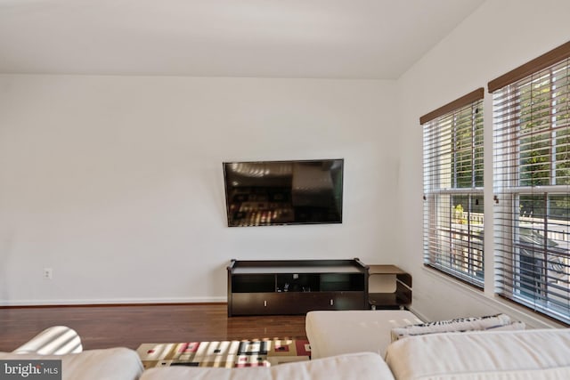 22864 Chestnut Oak Ter, Sterling, VA 20166 - living area with wood finished floors and baseboards