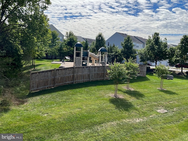22864 Chestnut Oak Ter, Sterling, VA 20166 - view of yard with a playground