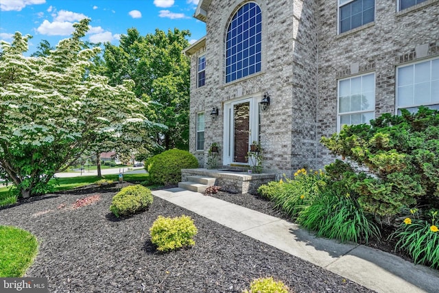 1215 Oakwood Ln, York, PA 17403 - view of exterior entry featuring brick siding