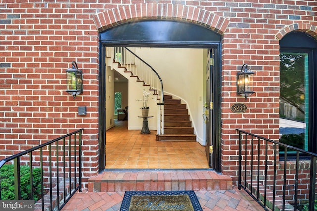 3233 Ellicott St NW, Washington, DC 20008 - property entrance with brick siding
