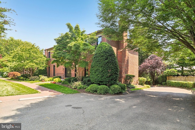 3233 Ellicott St NW, Washington, DC 20008 - view of front of house with a chimney