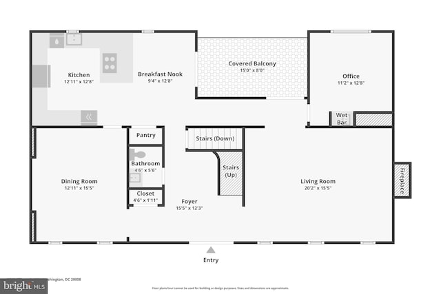 3233 Ellicott St NW, Washington, DC 20008 - room layout