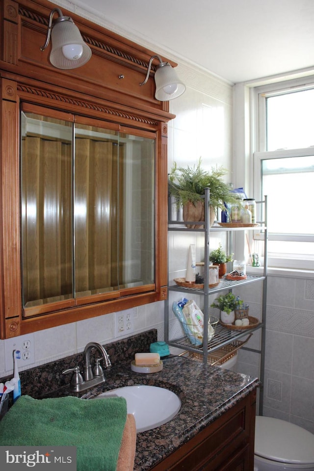 24 S 7th St, Shamokin, PA 17872 - bathroom featuring vanity and toilet