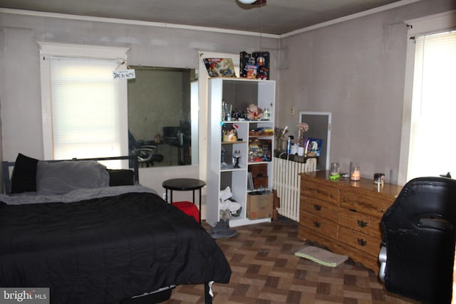 24 S 7th St, Shamokin, PA 17872 - bedroom with radiator heating unit and ornamental molding