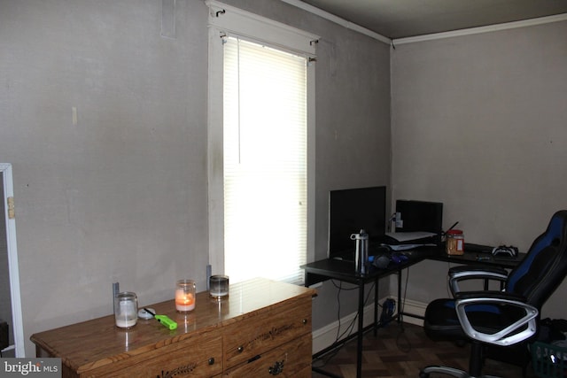 24 S 7th St, Shamokin, PA 17872 - home office featuring crown molding