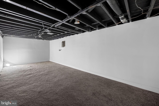 5600 Patrick Henry, Baltimore, MD 21225 - finished below grade area featuring carpet floors