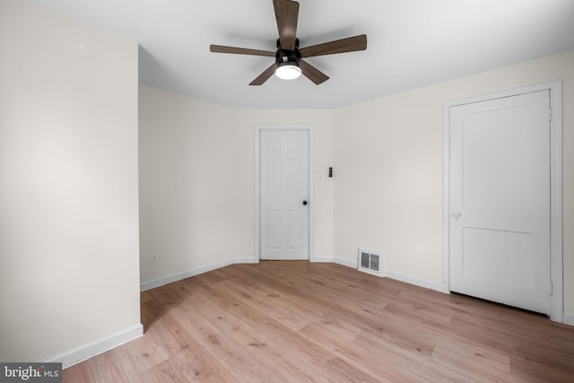 5600 Patrick Henry, Baltimore, MD 21225 - unfurnished room featuring ceiling fan, light wood finished floors, and baseboards
