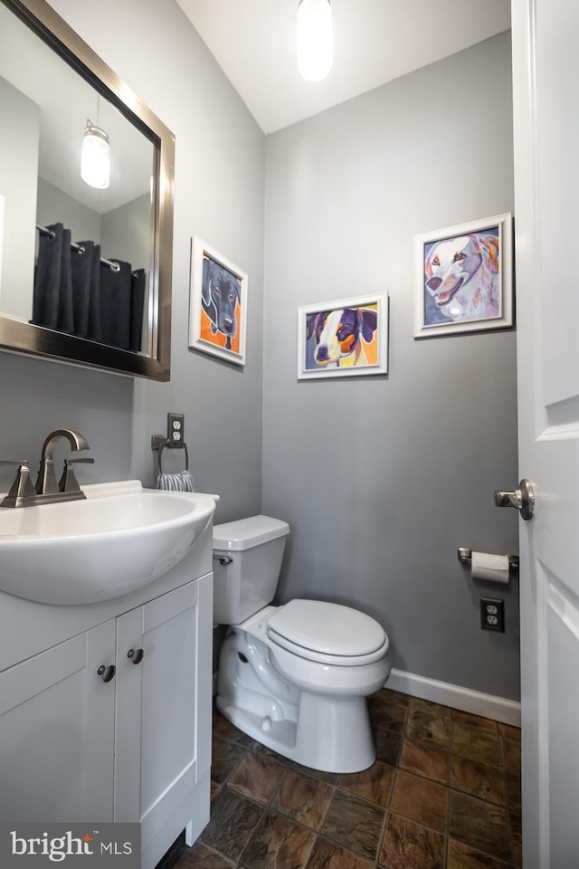 218 New Jersey Ave, Collingswood, NJ 08108 - full bathroom featuring toilet, vanity, and baseboards