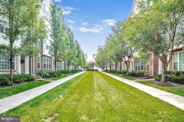 22946 Spicebush Dr Unit 1382, Clarksburg, MD 20871 - view of property's community with a lawn and a residential view