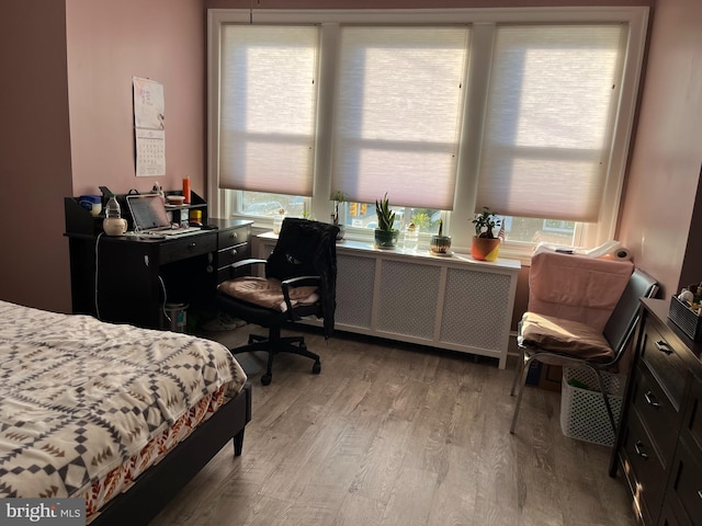 6001 N Mascher St, Philadelphia, PA 19120 - bedroom featuring radiator and wood finished floors