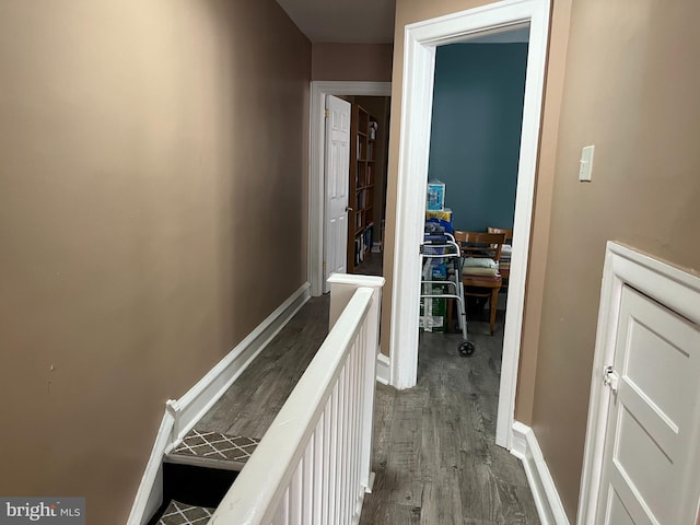 6001 N Mascher St, Philadelphia, PA 19120 - hall featuring dark wood-type flooring and baseboards